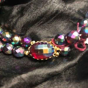 Vintage glass bead necklace